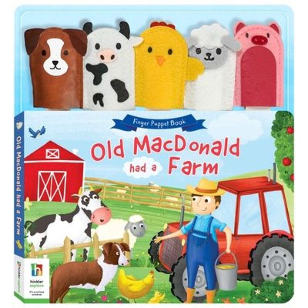 Old MacDonald Had a Farm Finger Puppet Book -- Hinkler